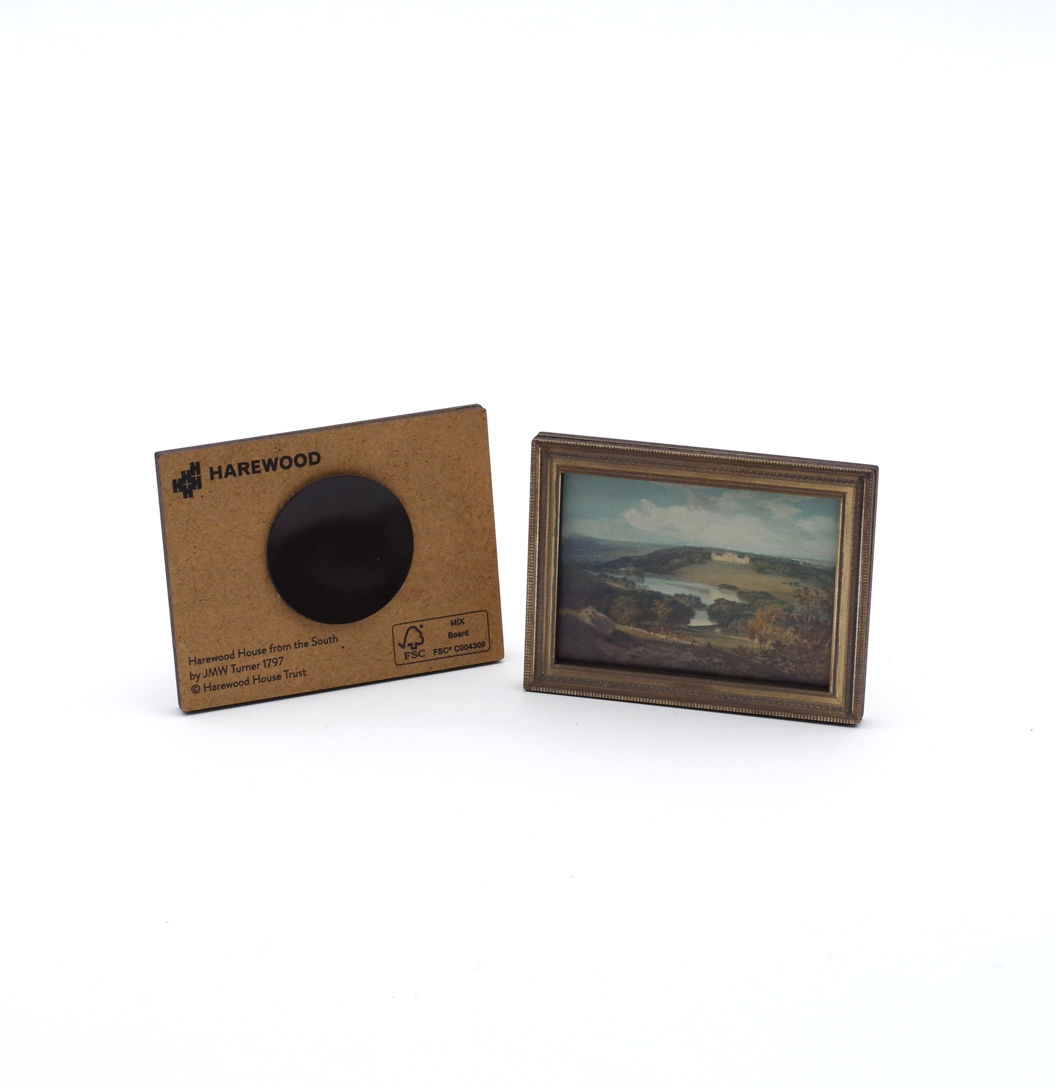 FSC® Layered wooden magnet 90 x 65mm