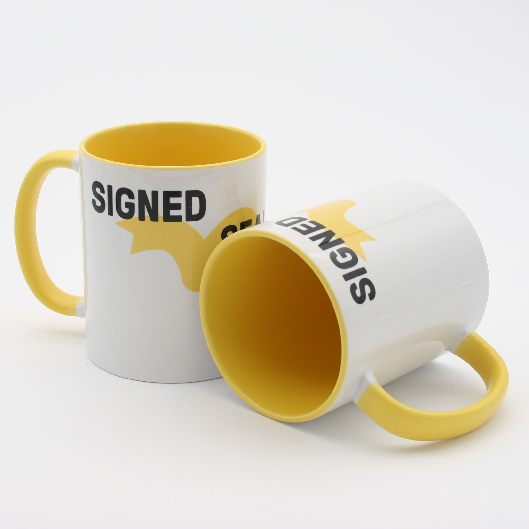 Mug, Earthenware, Durham, pantone coated inside